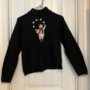 Vintage 90s Marissa Christina Snowman Christmas Sweater